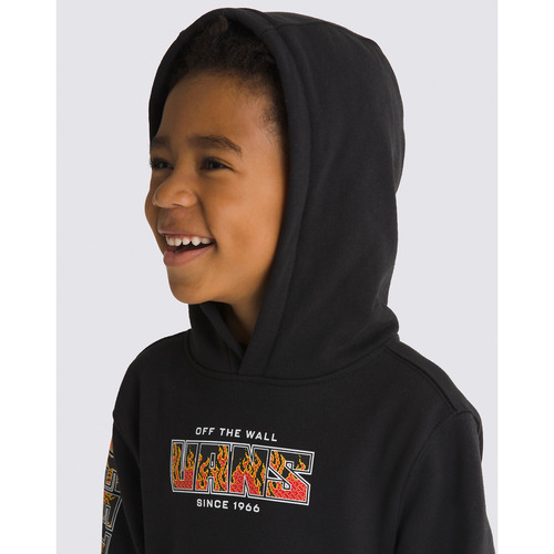 Hanorac copii Vans Digi Flames Po VN000GFVBLK - poza 4