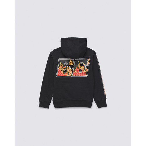 Hanorac copii Vans Digi Flames Po VN000GFVBLK - poza 5