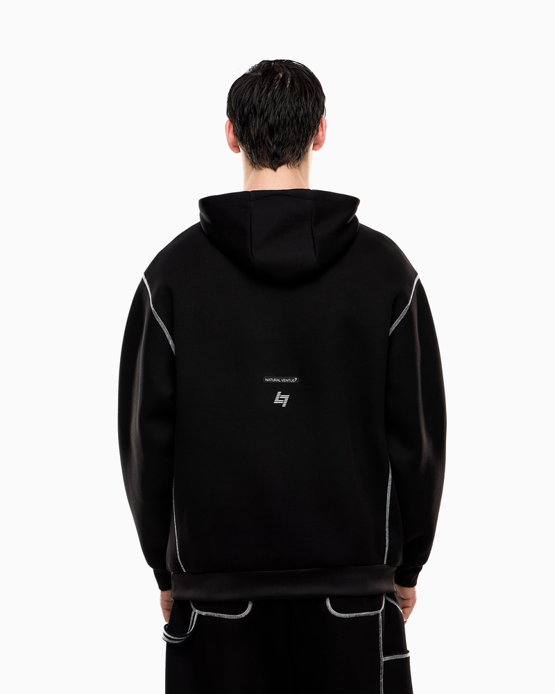 Hanorac EA7 NATURAL VENTUS7 M HOODIE RN STITCHING - poza 2