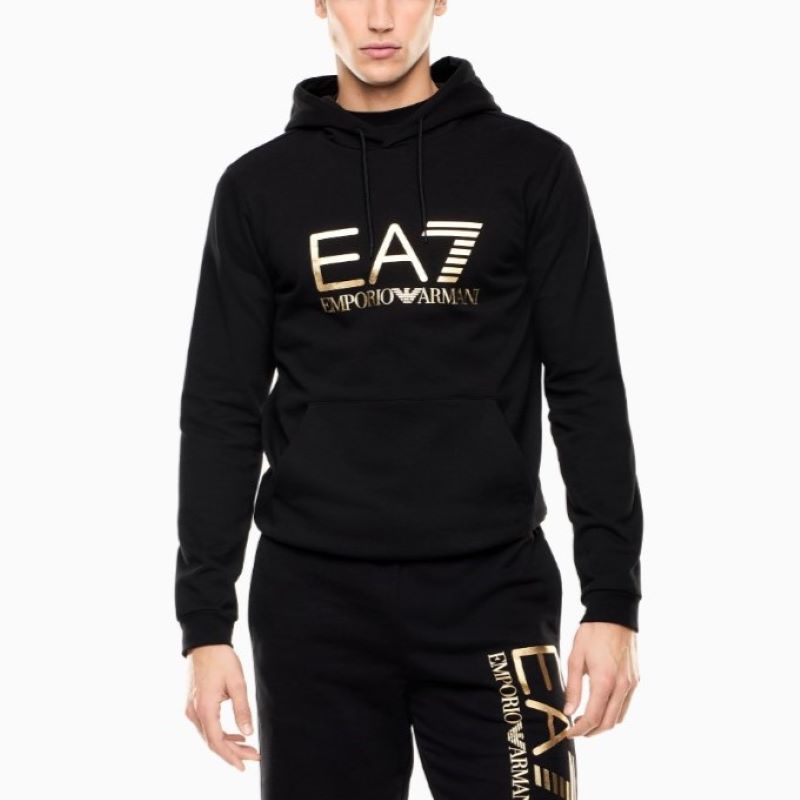 Hanorac EA7 TRAIN CORE ID M BIG LOGO HOODIE RN COFT CC - poza 1