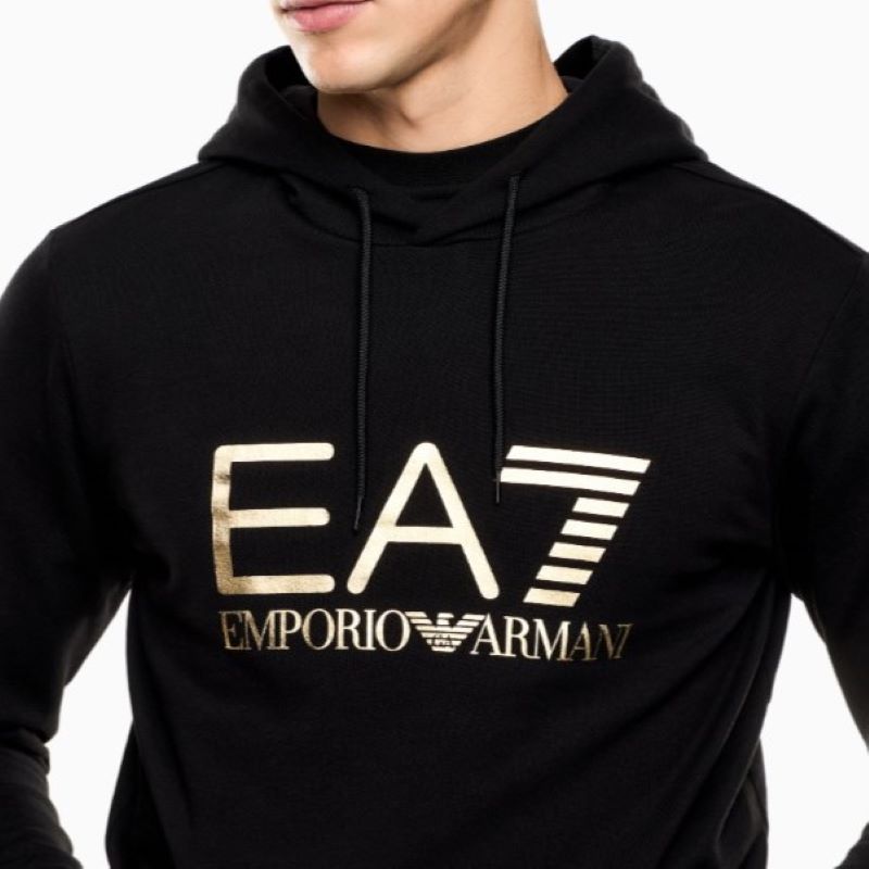 Hanorac EA7 TRAIN CORE ID M BIG LOGO HOODIE RN COFT CC - poza 3