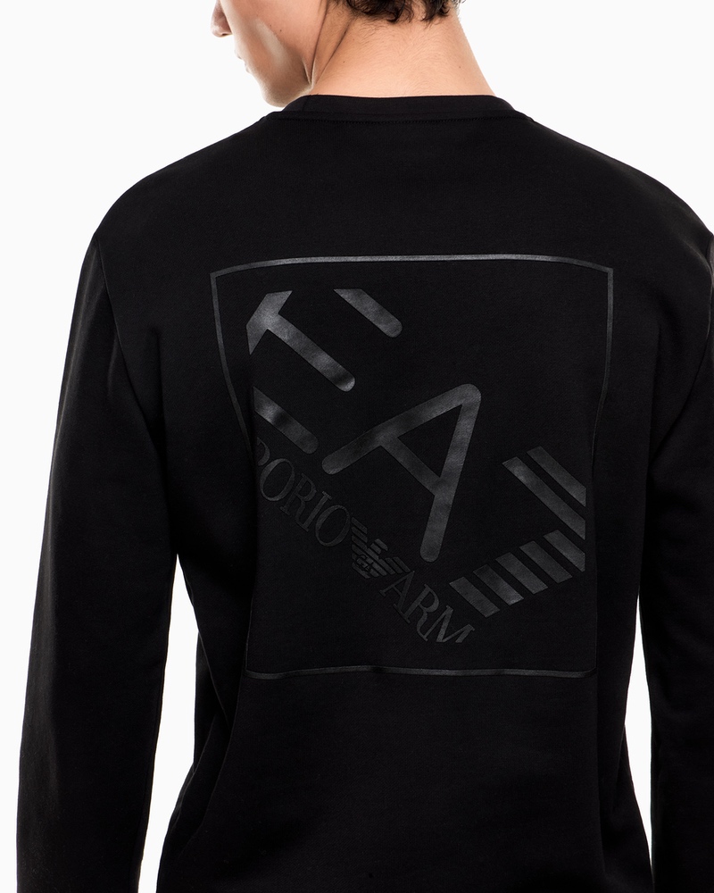 Hanorac EA7 TRAIN LOGO SERIES M OVERSIZE LOGO T-TOP CN COFT - poza 2