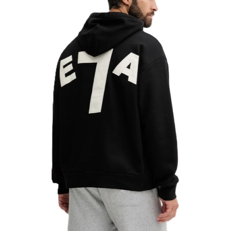 Hanorac EA7 TRAIN LOGO SERIES U HOODIE RN COFT OVERSIZE LOGO - poza 2