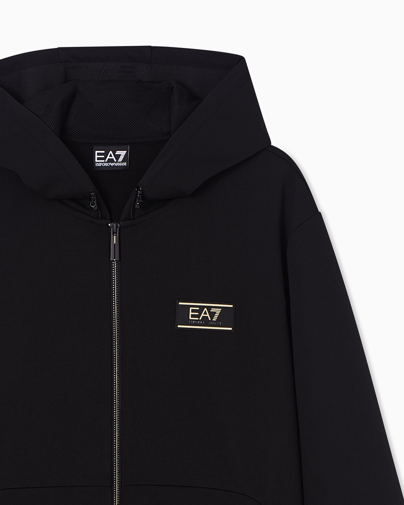 Hanorac EA7 TRAIN PREMIUM LABEL M HOODIE VI ST - poza 3