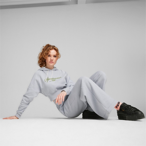 Hanorac femei Puma Classics Relaxed Cropped 62427363 - poza 3