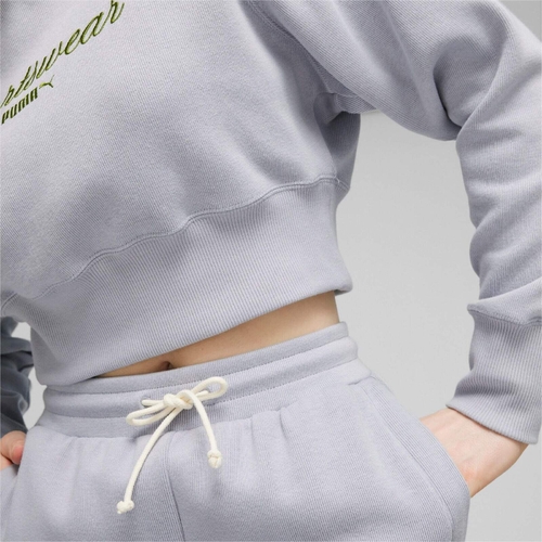 Hanorac femei Puma Classics Relaxed Cropped 62427363 - poza 4