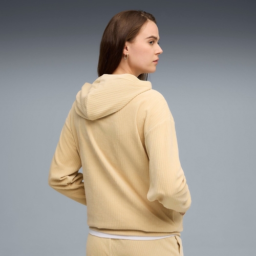 Hanorac femei Puma Ess Elevated Comfort Velour Rib Hoodie 68810783 - poza 2