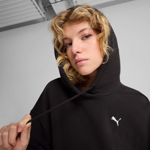 Hanorac femei Puma Wardrobe Ess Relaxed Cropped Hoodie Tr 62974601 - poza 4