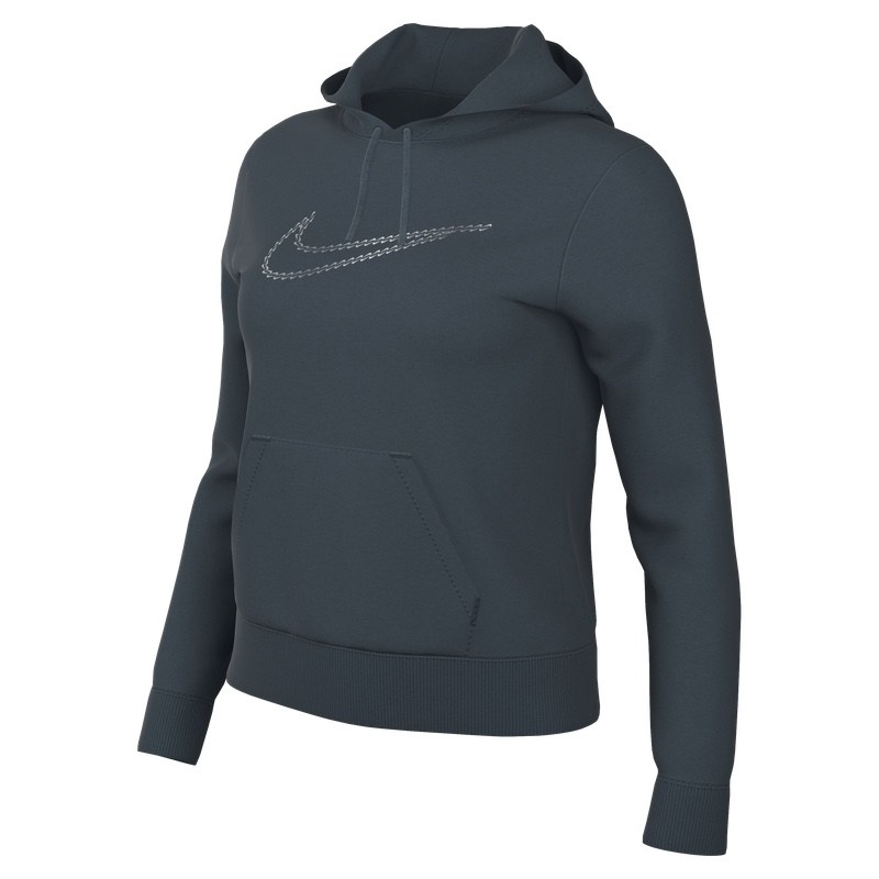 Hanorac Nike W Nsw PE CLB fleece SHINE OS PO - poza 2