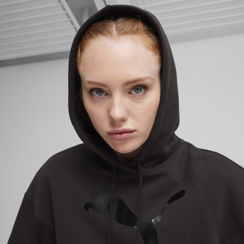 Hanorac Puma Classics Shiny Logo Hoodie - poza 3