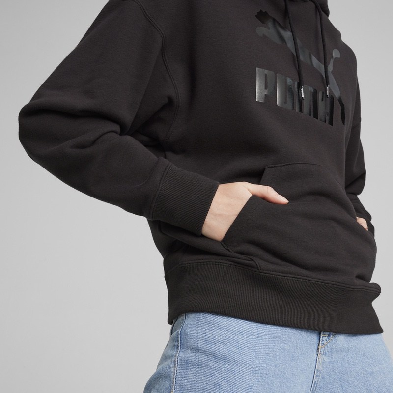 Hanorac Puma Classics Shiny Logo Hoodie - poza 4