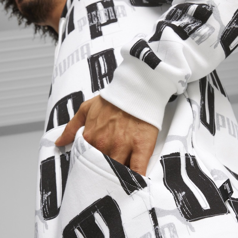 Hanorac Puma ESS+ Logo LAB AOP Hoodie - poza 3