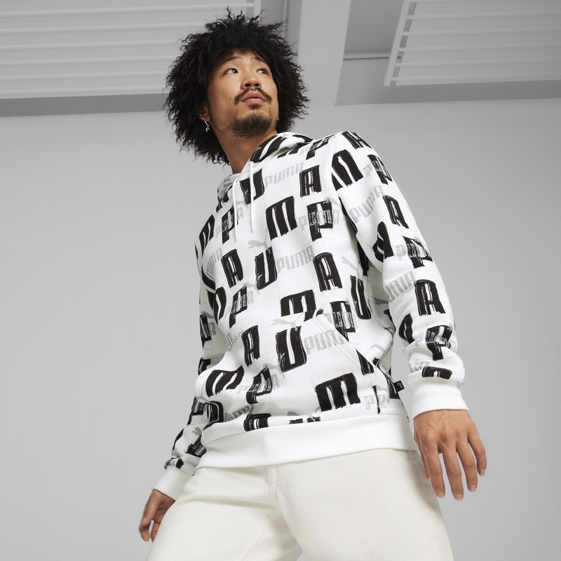 Hanorac Puma ESS+ Logo LAB AOP Hoodie - poza 5