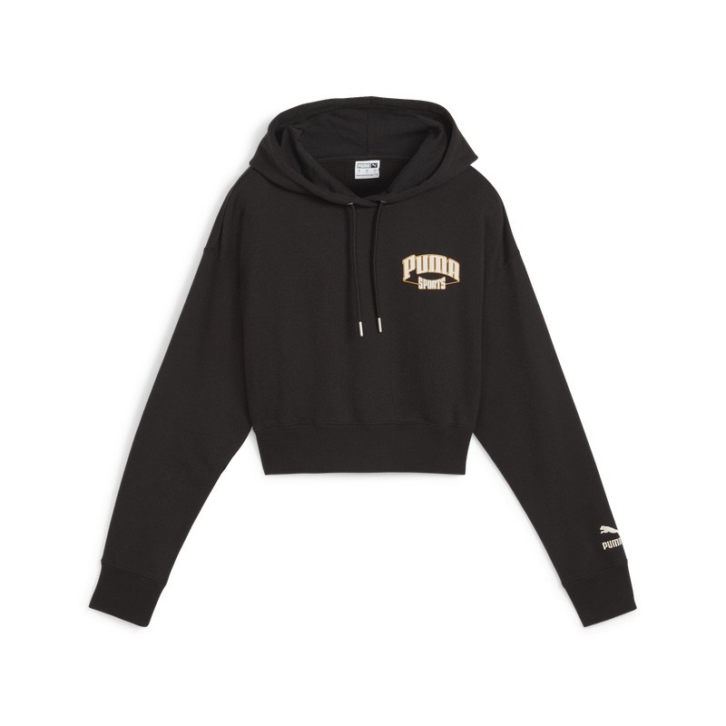 Hanorac Puma TEAM Cropped Hoodie - poza 1