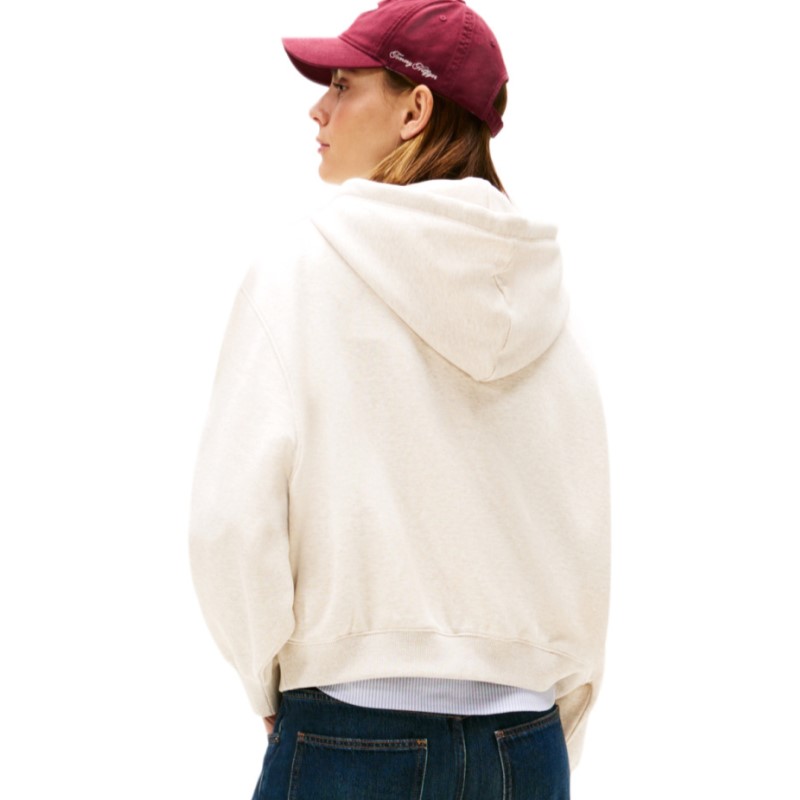 Hanorac Tommy Hilfiger CLASSIC SCRIPT FLEECE HOODIE - poza 2