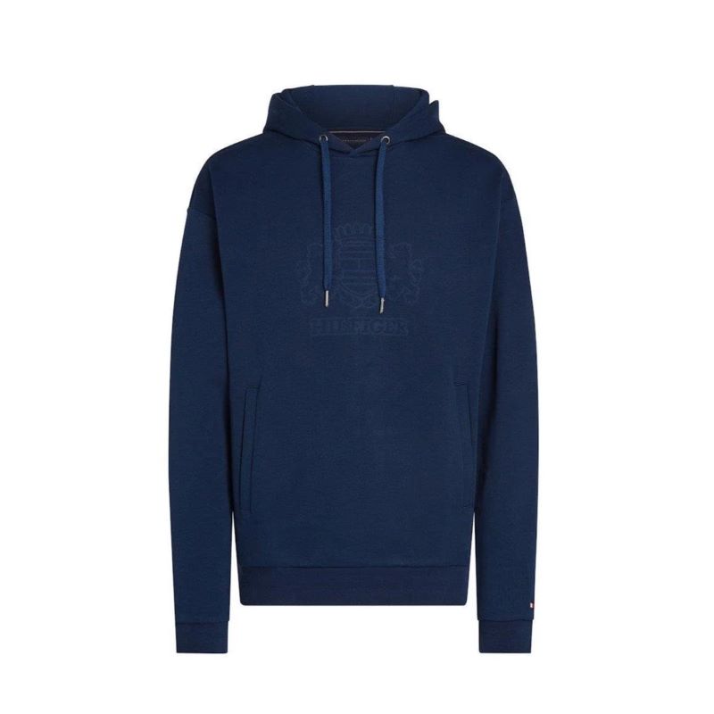 Hanorac Tommy Hilfiger EMBOSSED HILFIGER CREST HOODY - poza 4