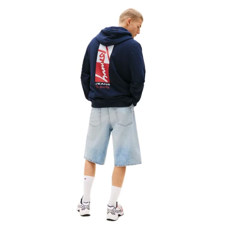 Hanorac Tommy Hilfiger TJM REG SIGN BACKPRINT HOOD EXT - poza 2