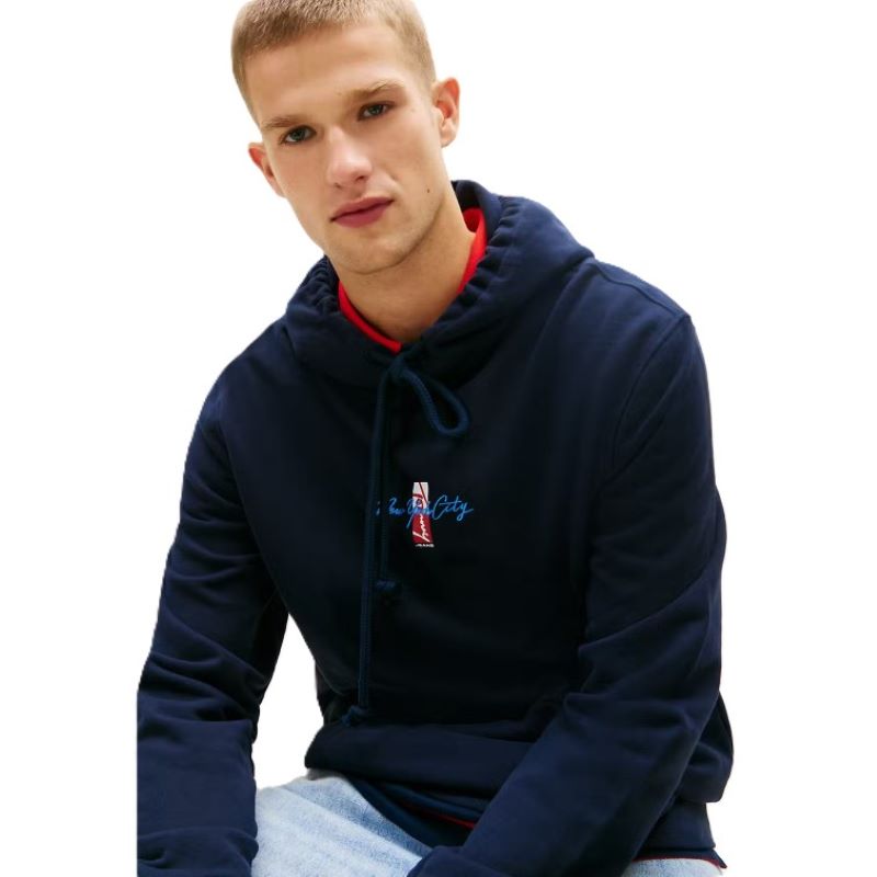 Hanorac Tommy Hilfiger TJM REG SIGN BACKPRINT HOOD EXT - poza 3