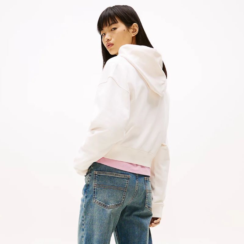 Hanorac Tommy Hilfiger TJW BOXY CRP GMD VARSITY HOODIE - poza 2