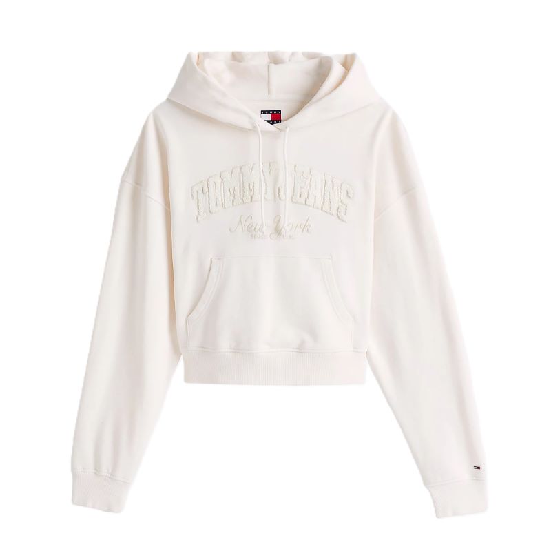 Hanorac Tommy Hilfiger TJW BOXY CRP GMD VARSITY HOODIE - poza 3