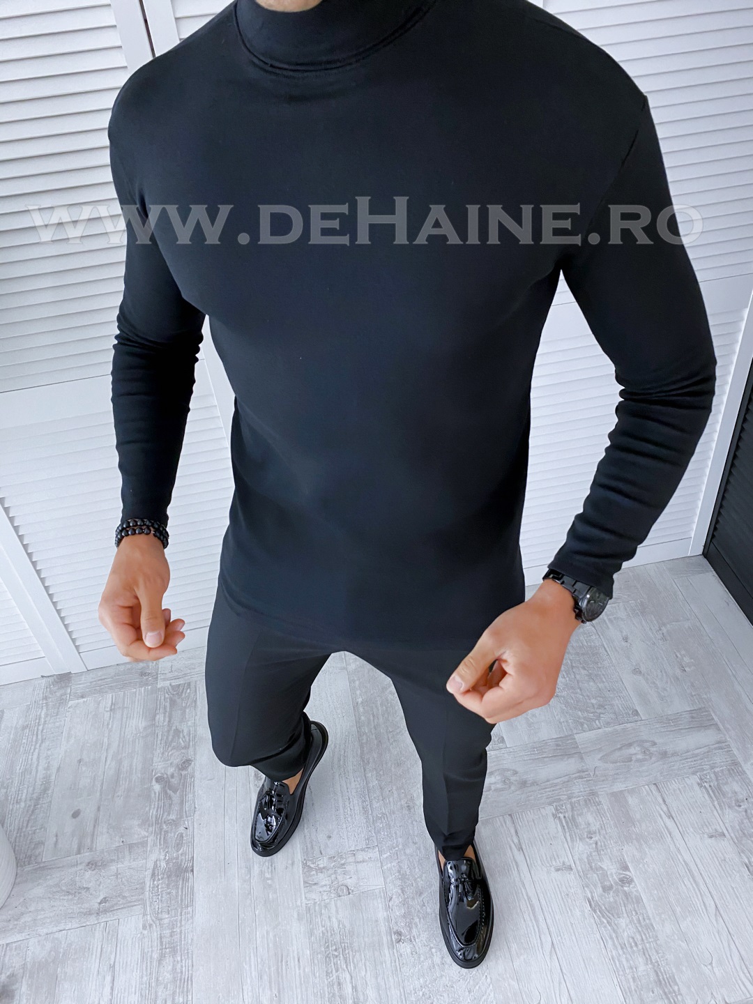 Helanca barbati slim fit neagra CU MIC DEFECT DEF0001 P19-3.1