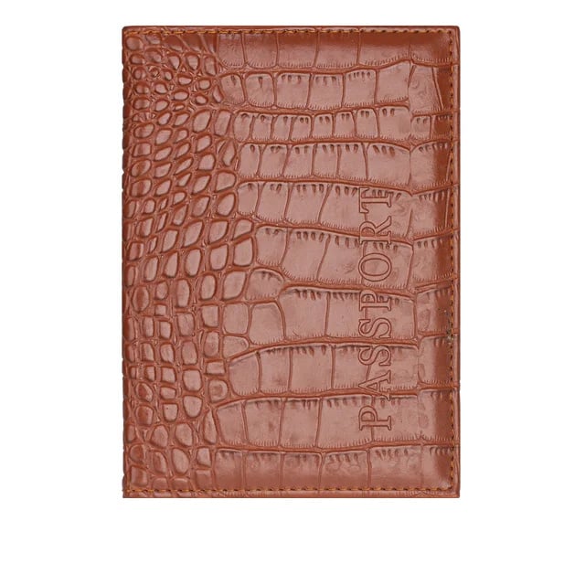 Husa pasaport unisex, Jonquil PT1287, Maro - poza 1