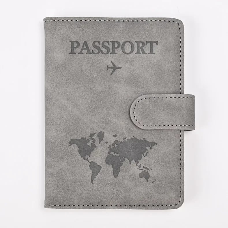 Husa pasaport unisex, Kaida PT1295, Gri - poza 1
