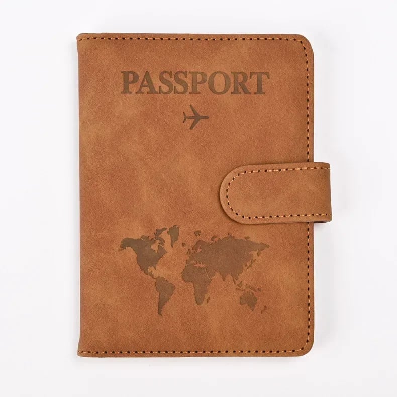 Husa pasaport unisex, Kaida PT1296, Maro deschis - poza 1
