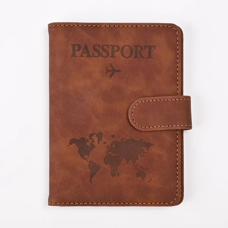 Husa pasaport unisex, Kaida PT1299, Maro - poza 1