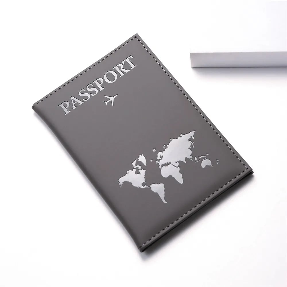 Husa pasaport unisex, Maelis PT1323, Gri mat - poza 1