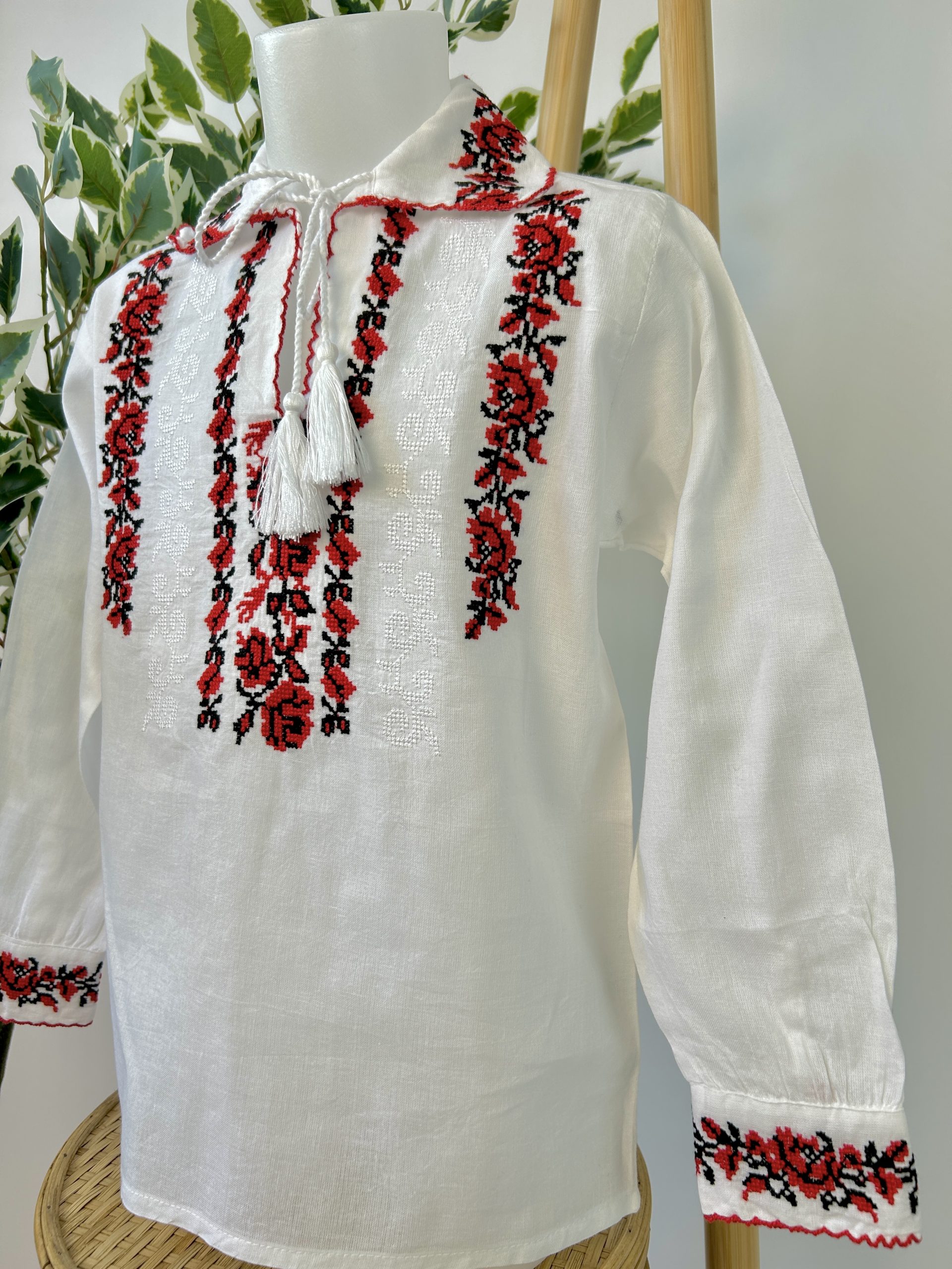 Ie tradițională băieți TM1837 *fir roșu și negru* - 12