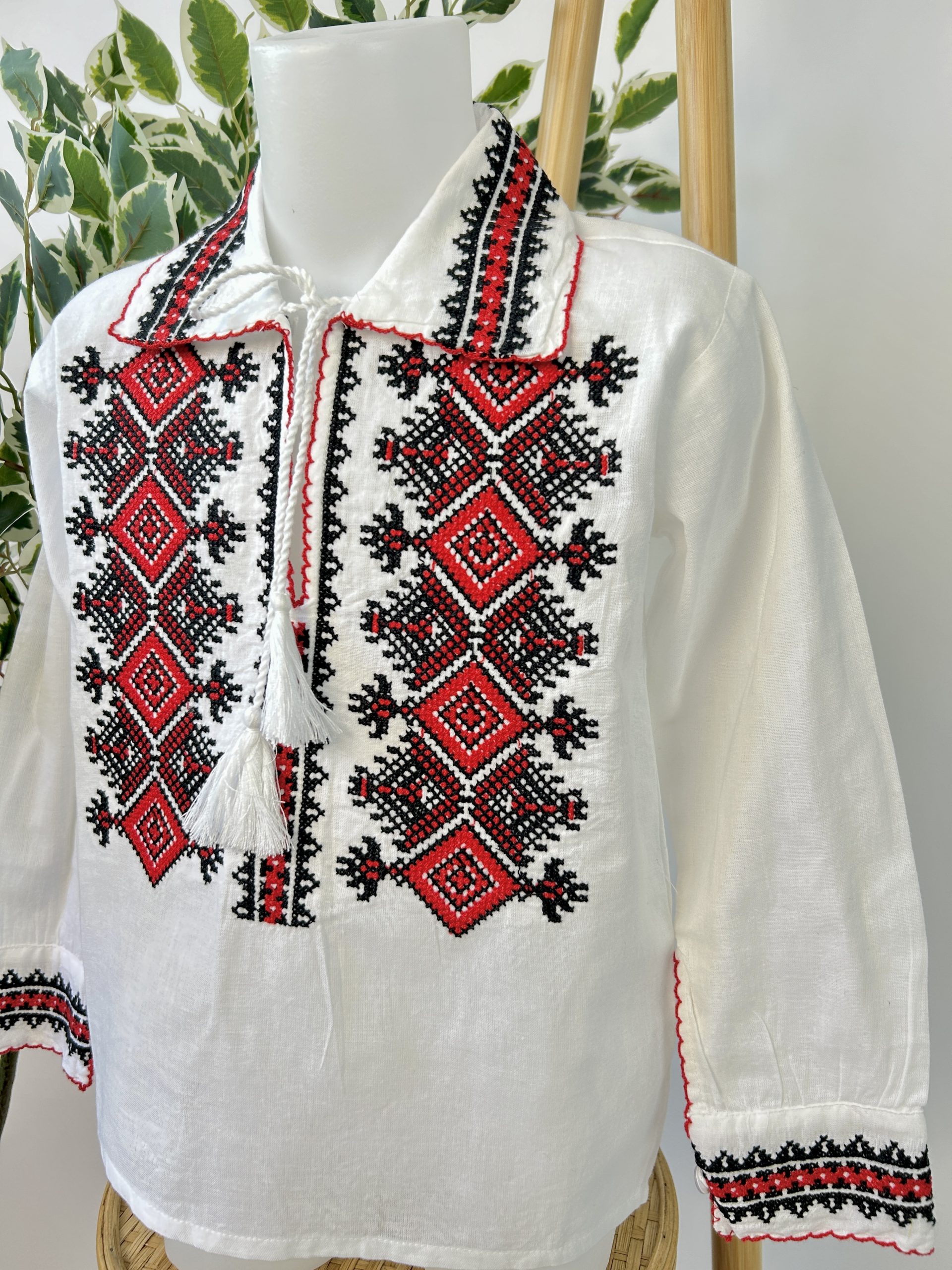 Ie tradițională băieți TM1838 *fir roșu și negru* - 16