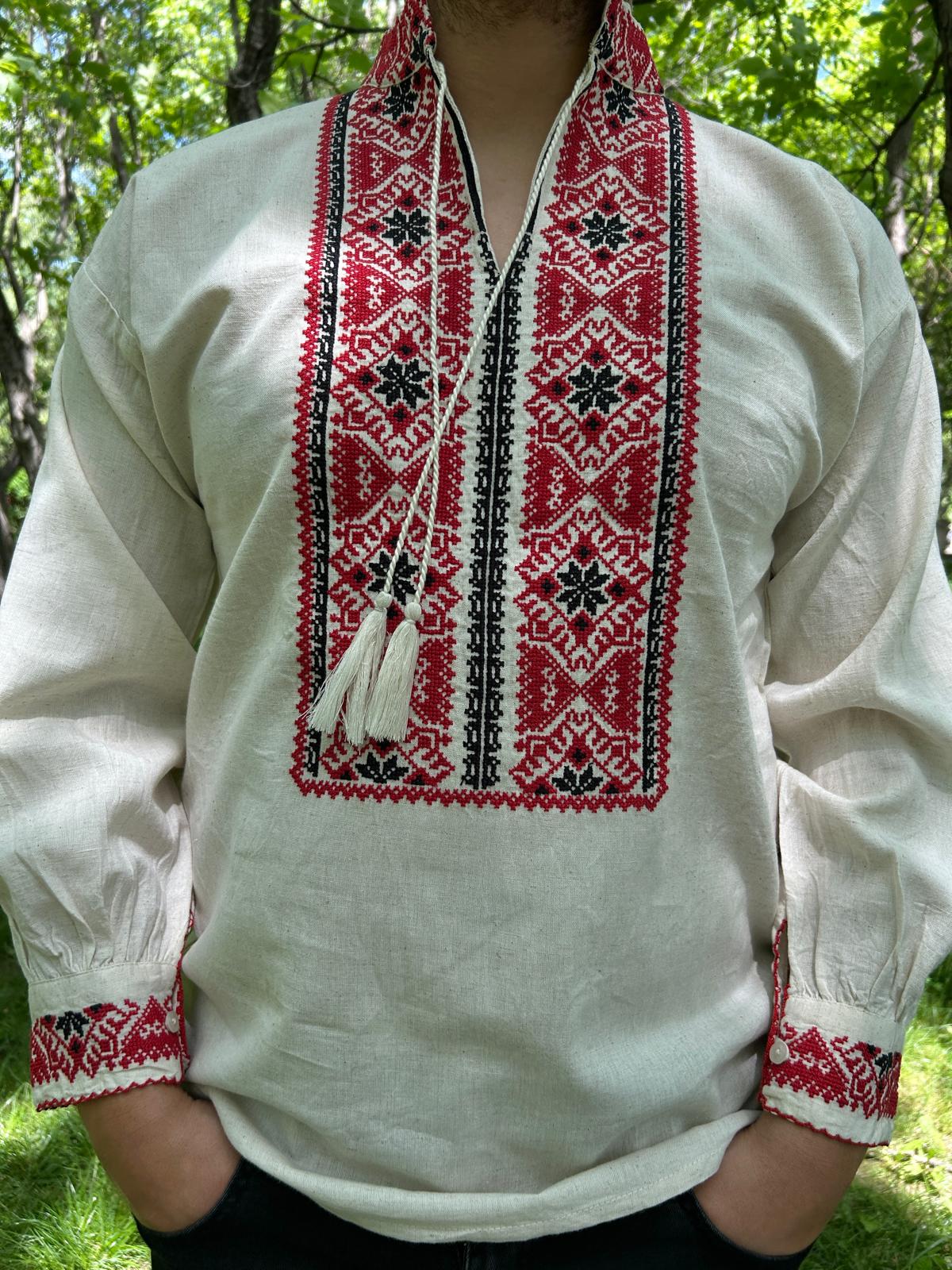 Ie tradițională bărbați TM1089 *figuri geometrice* - XXL