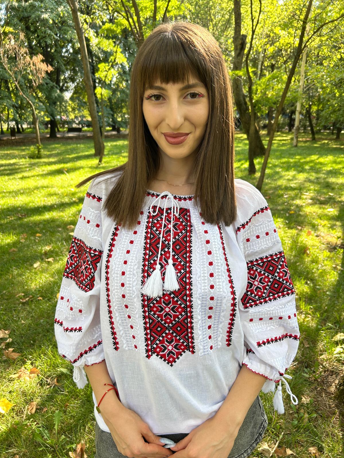 Ie tradițională femei TM1336 *motive geometrice* - 5XL