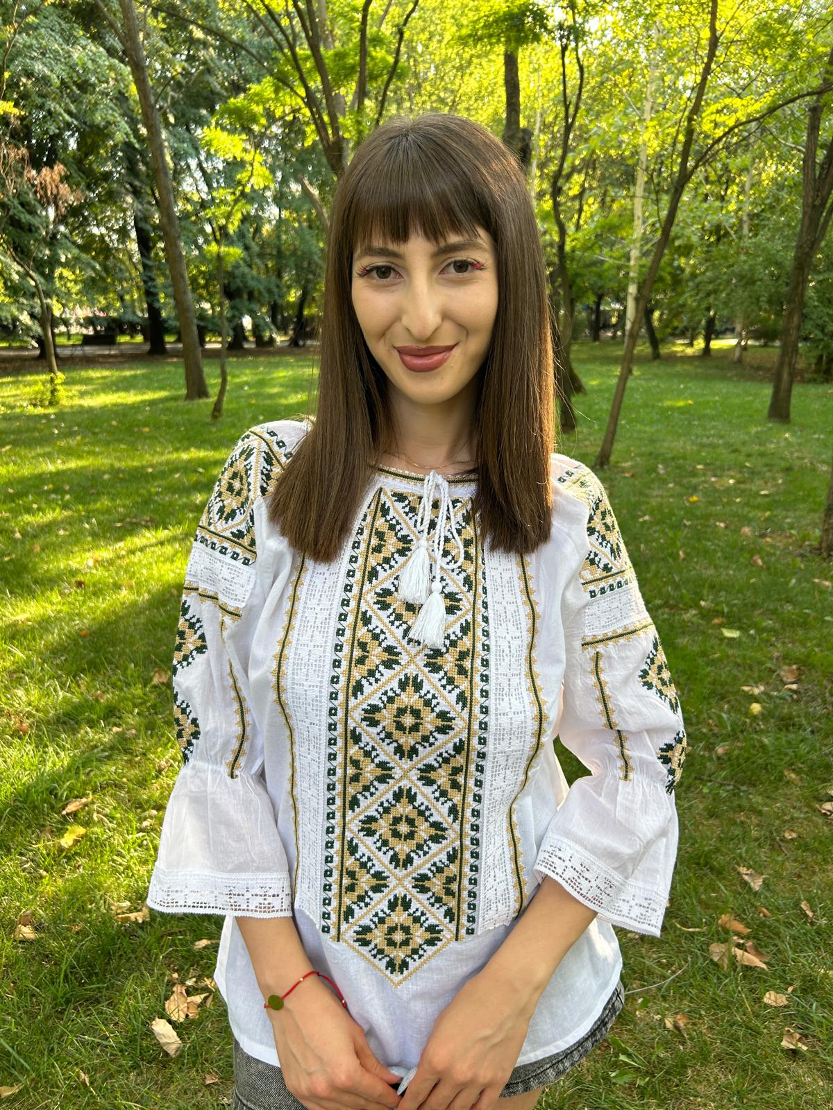 Ie tradițională femei TM1358 *verdele naturii* - 3XL