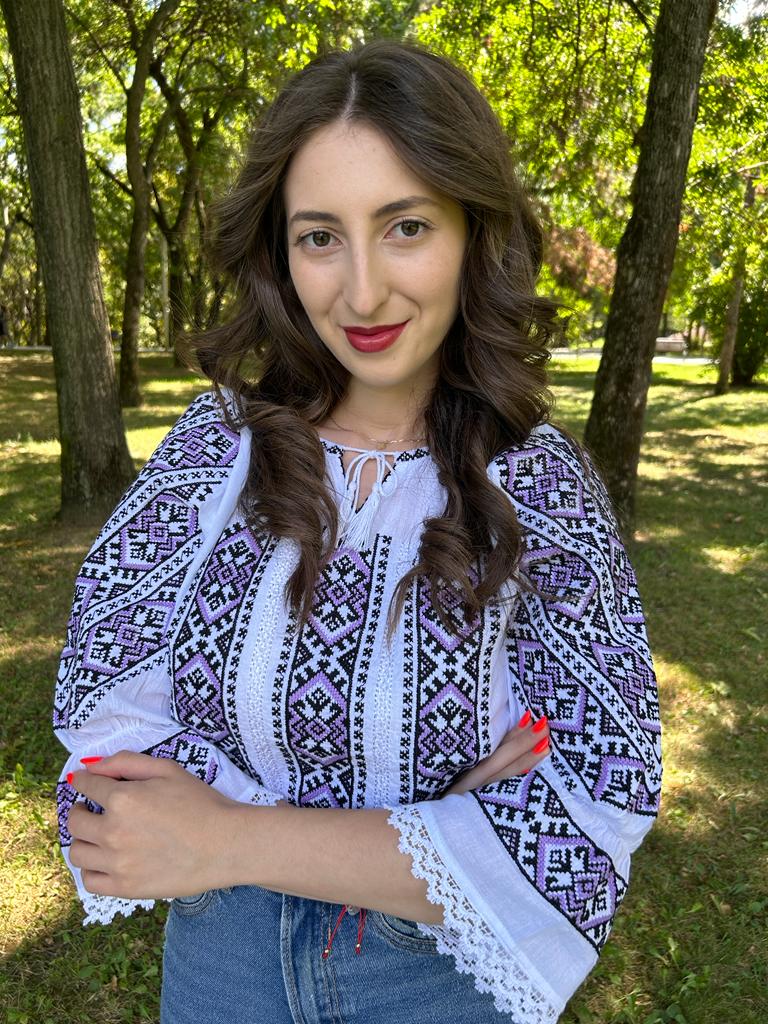 Ie tradițională femei TM1367 nuante de mov - 3XL