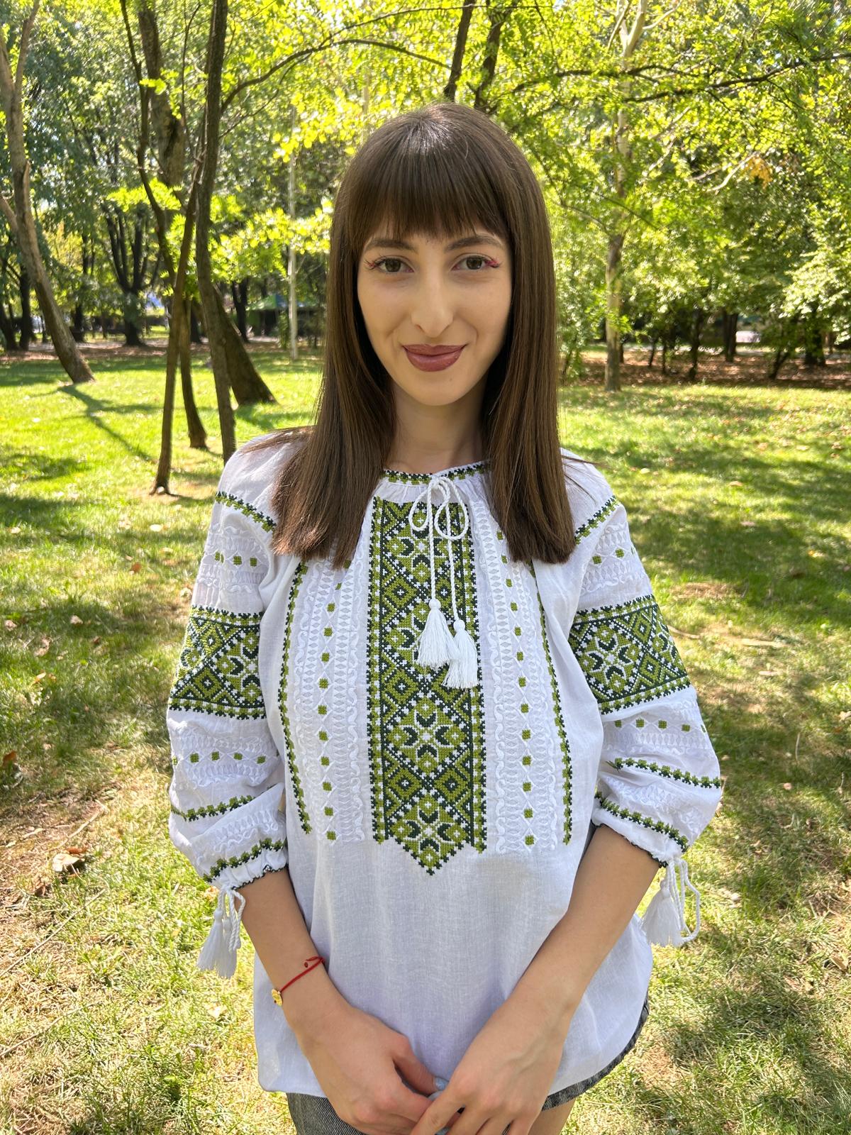 Ie tradițională femei TM1384 *verdele naturii* - XXL