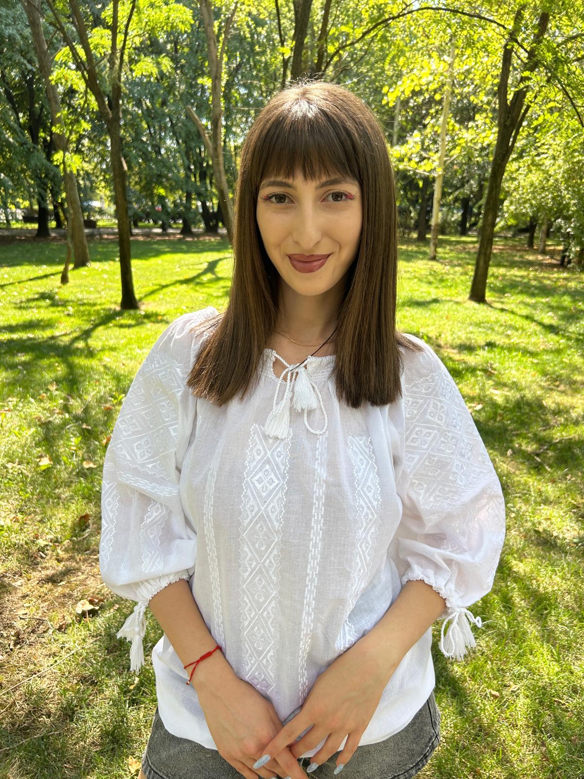Ie tradițională femei TM1407 *magie albă* - 5XL