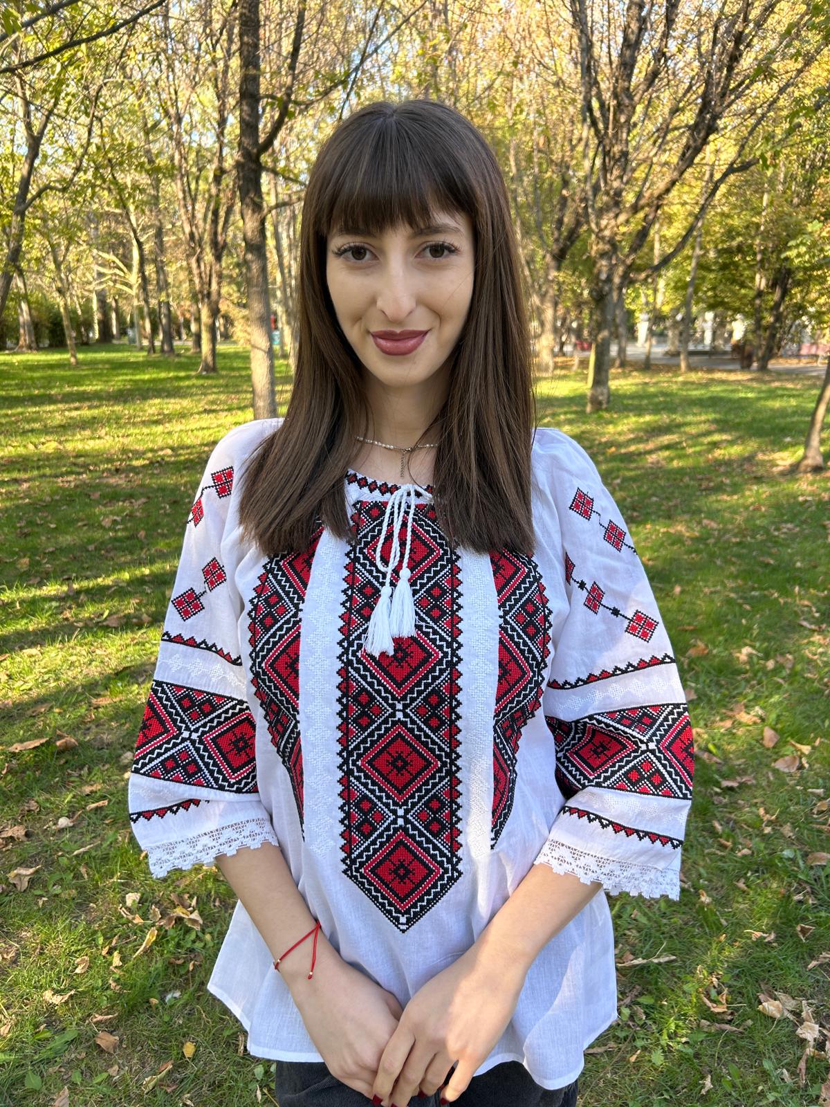 Ie tradițională femei TM1475 *motive geometrice* - 3XL