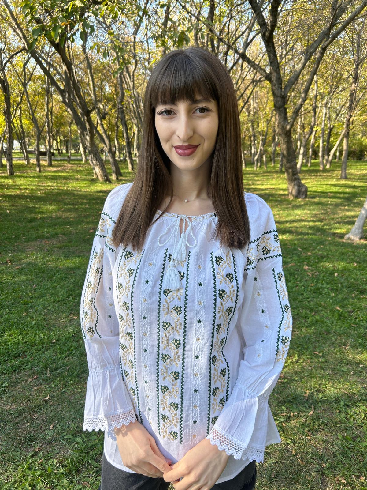 Ie tradițională femei TM1510 verdele naturii - S