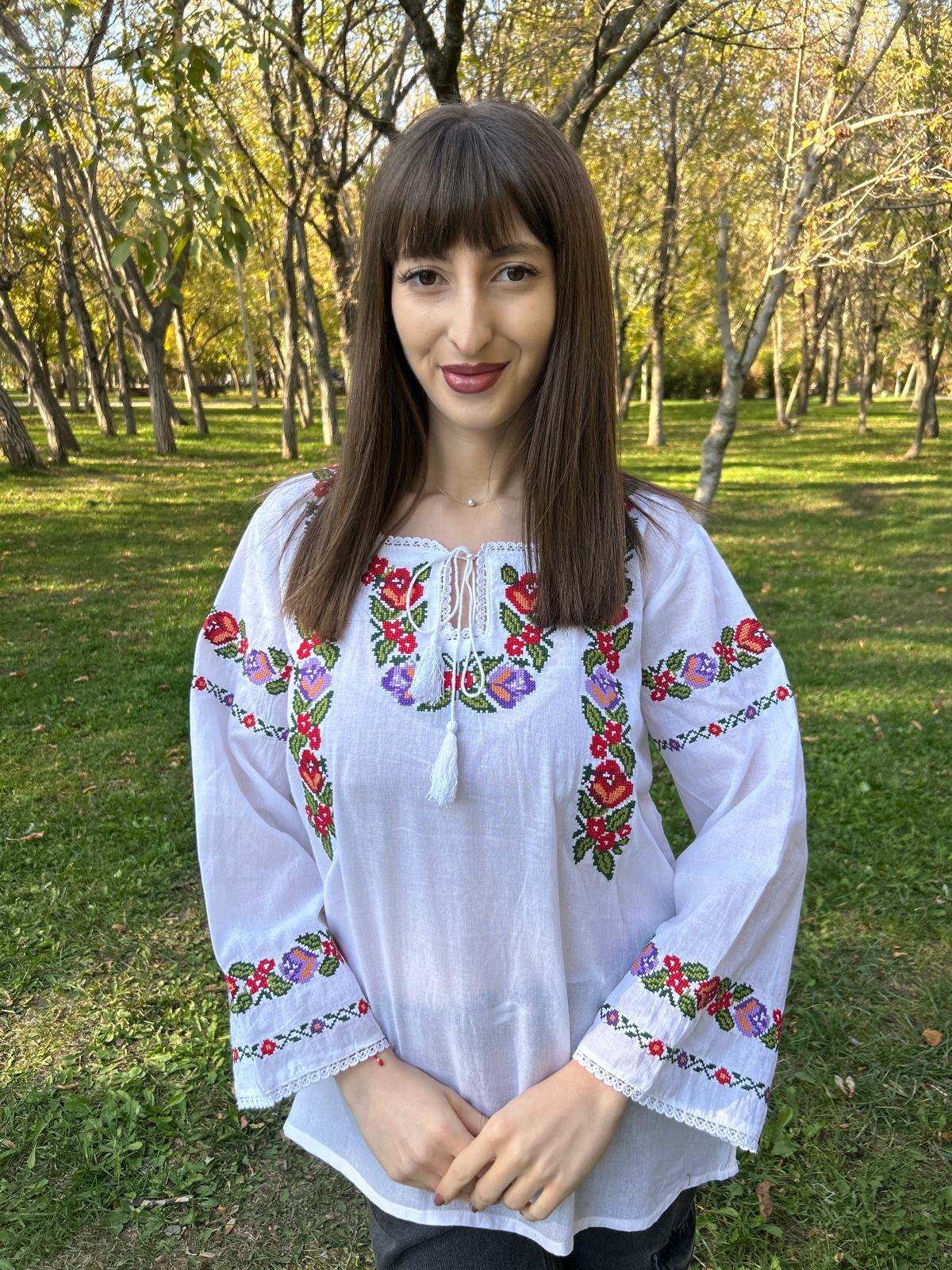 Ie tradițională femei TM1526 motive florale - M