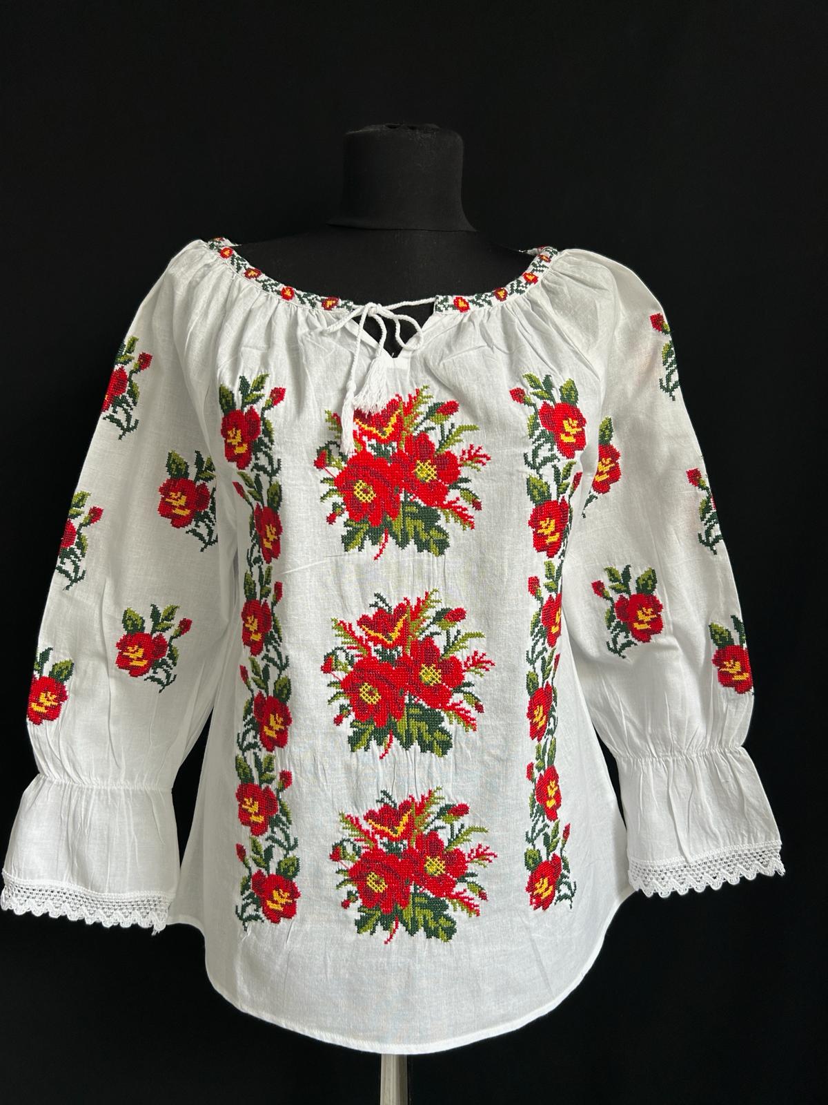 Ie tradițională femei TM169 - motive florale - M