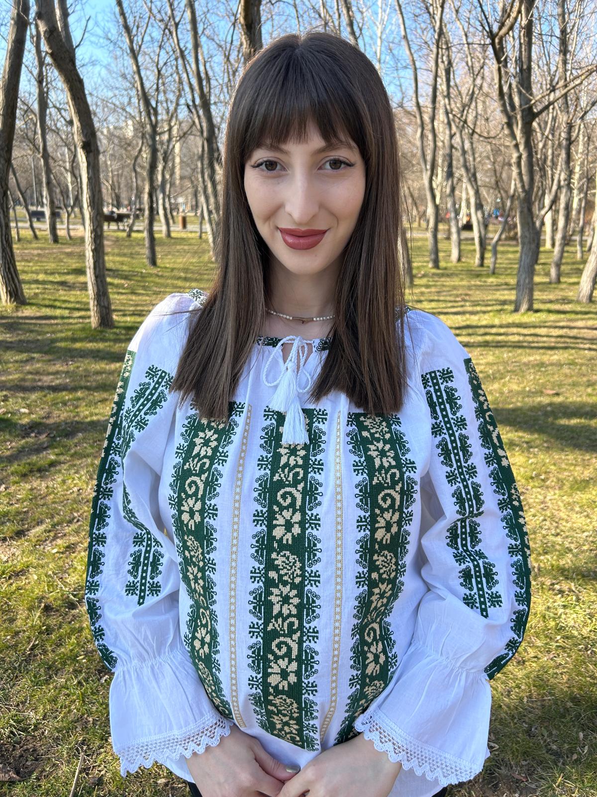 Ie tradițională femei TM1746 verdele naturii - L