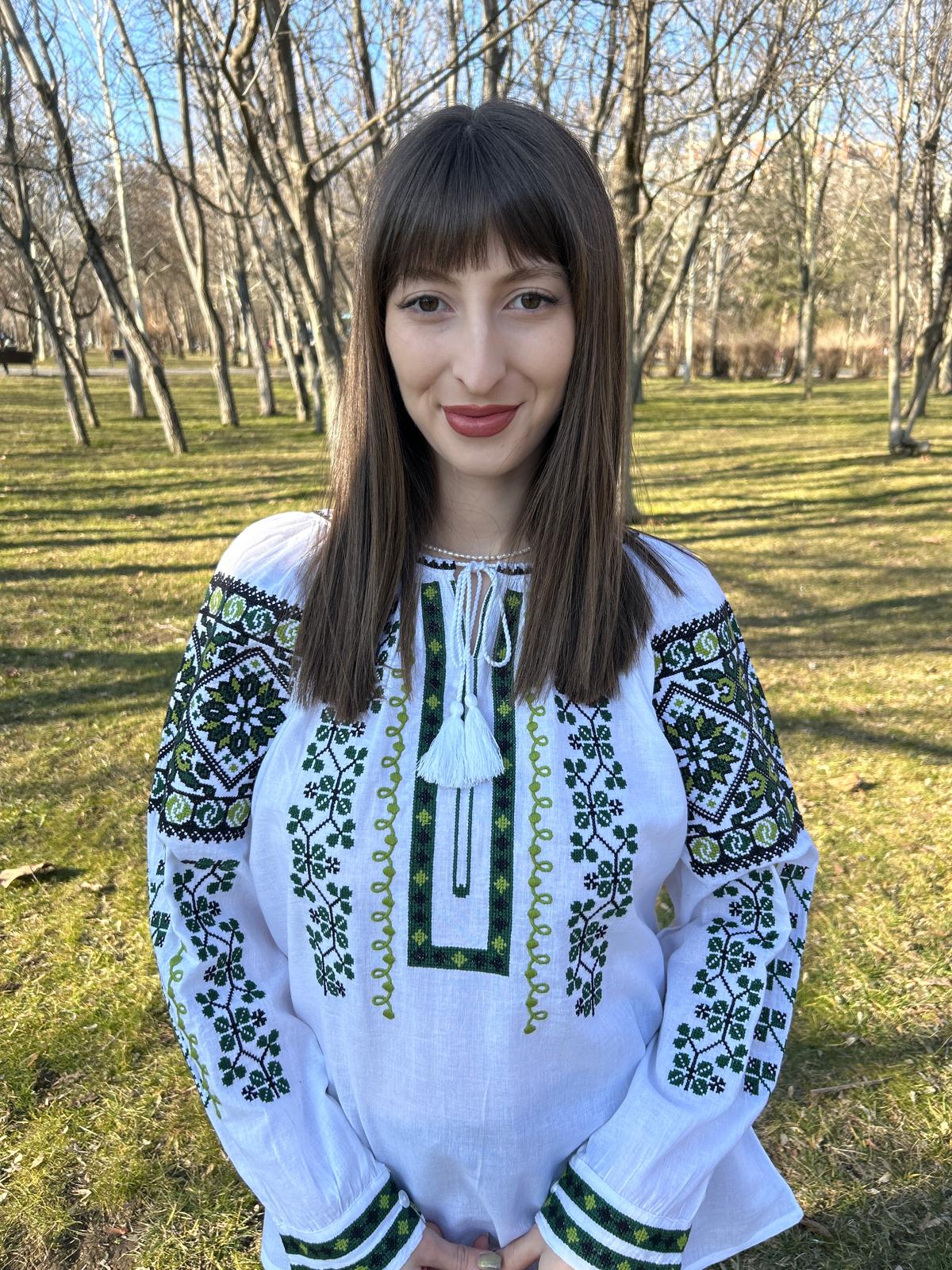 Ie tradițională femei TM1753 verdele naturii - XXL