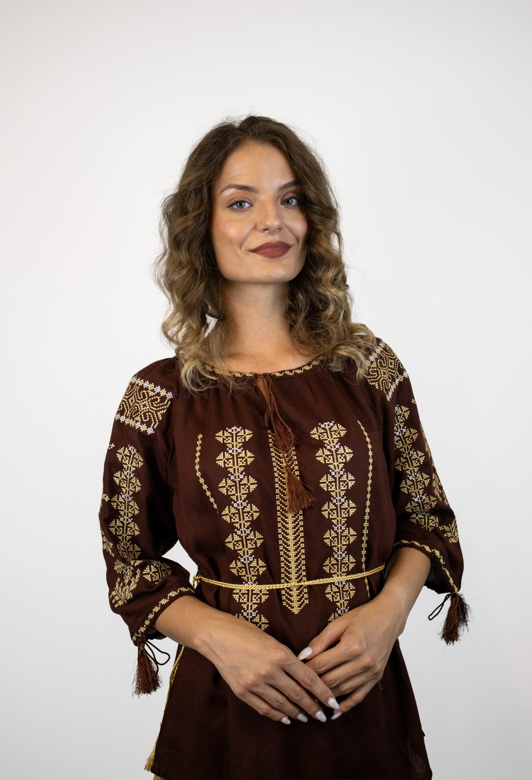 Ie tradițională femei TM1971 *motive geometrice* - XXL