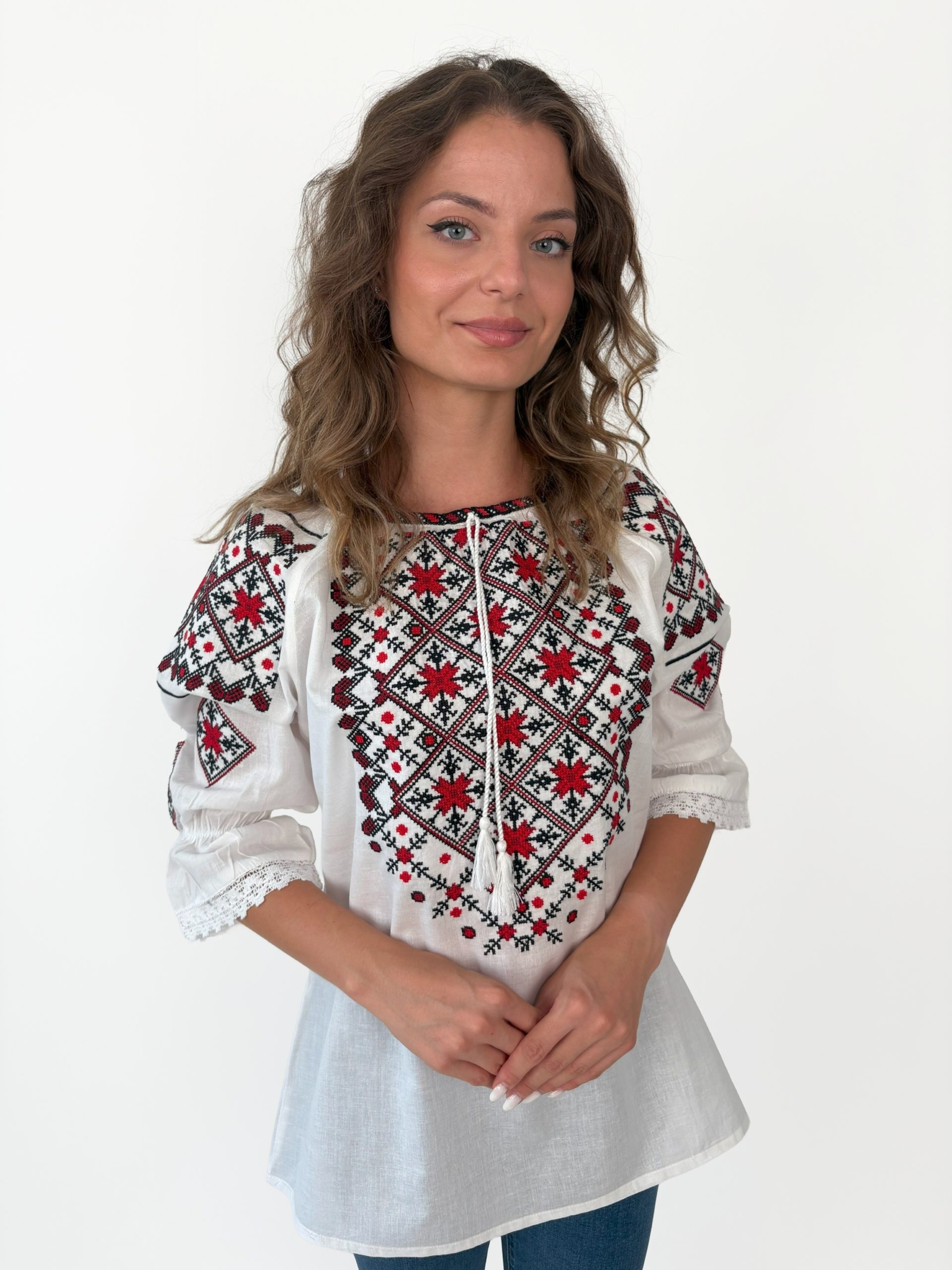 Ie tradițională femei TM1989 *motive geometrice* - XL