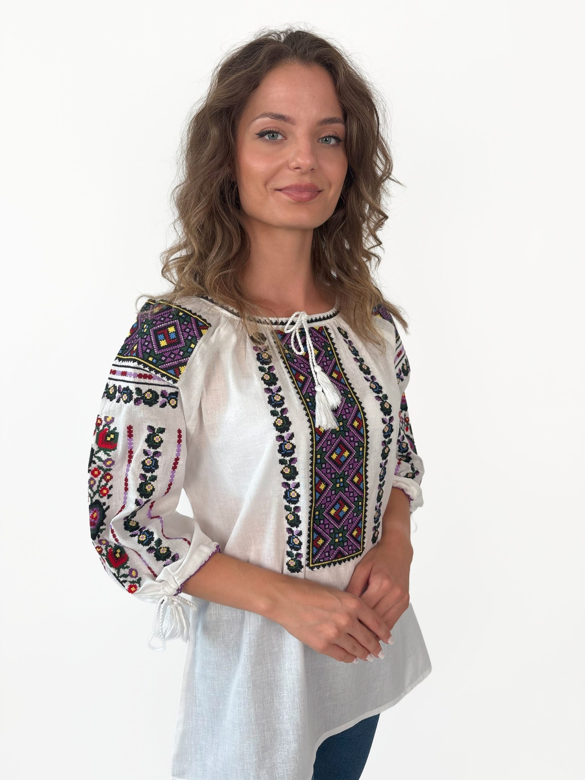 Ie tradițională femei TM2000 *motive geometrice* - 3XL