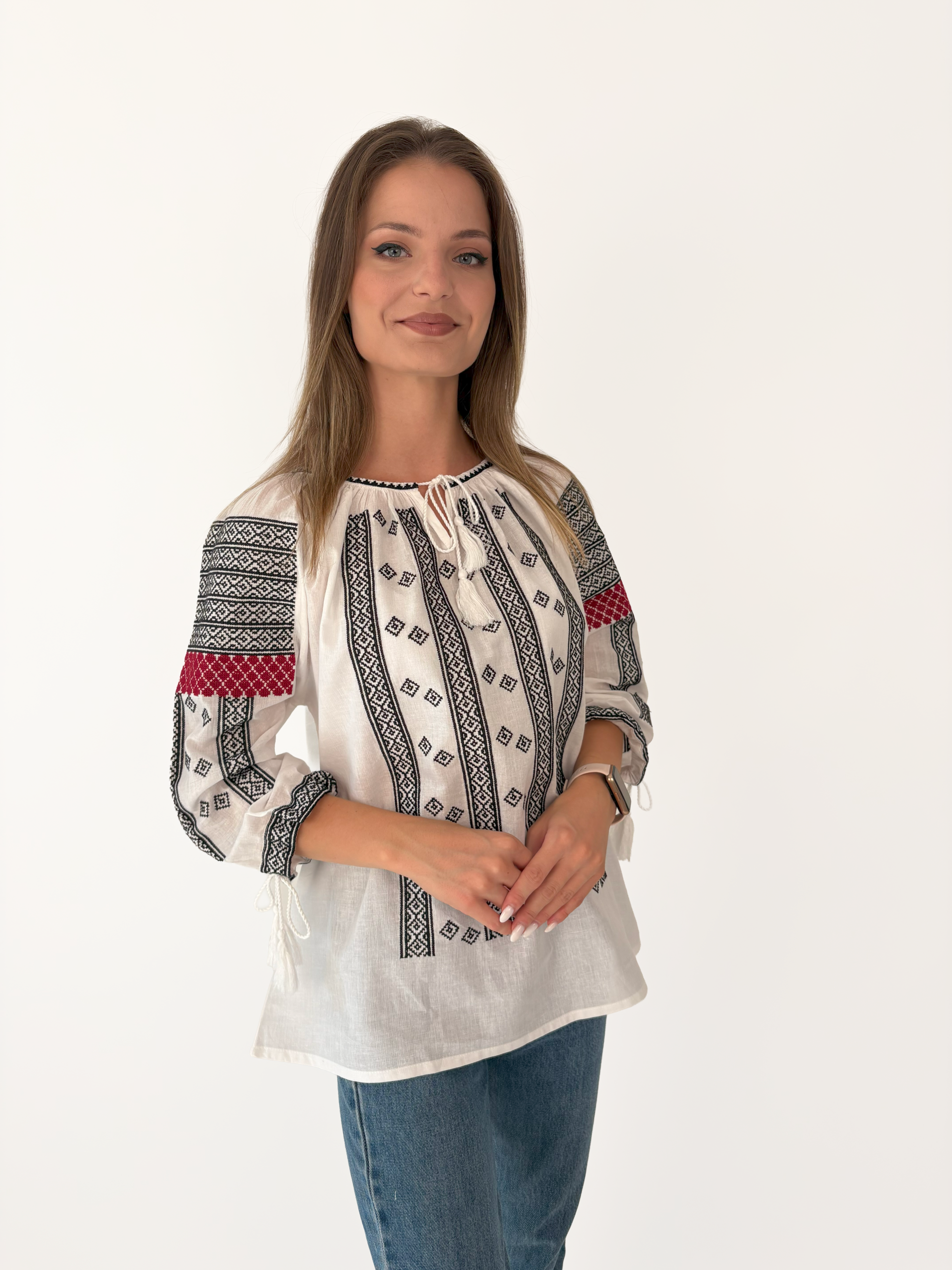 Ie tradițională femei TM2016 *motive geometrice* - XL