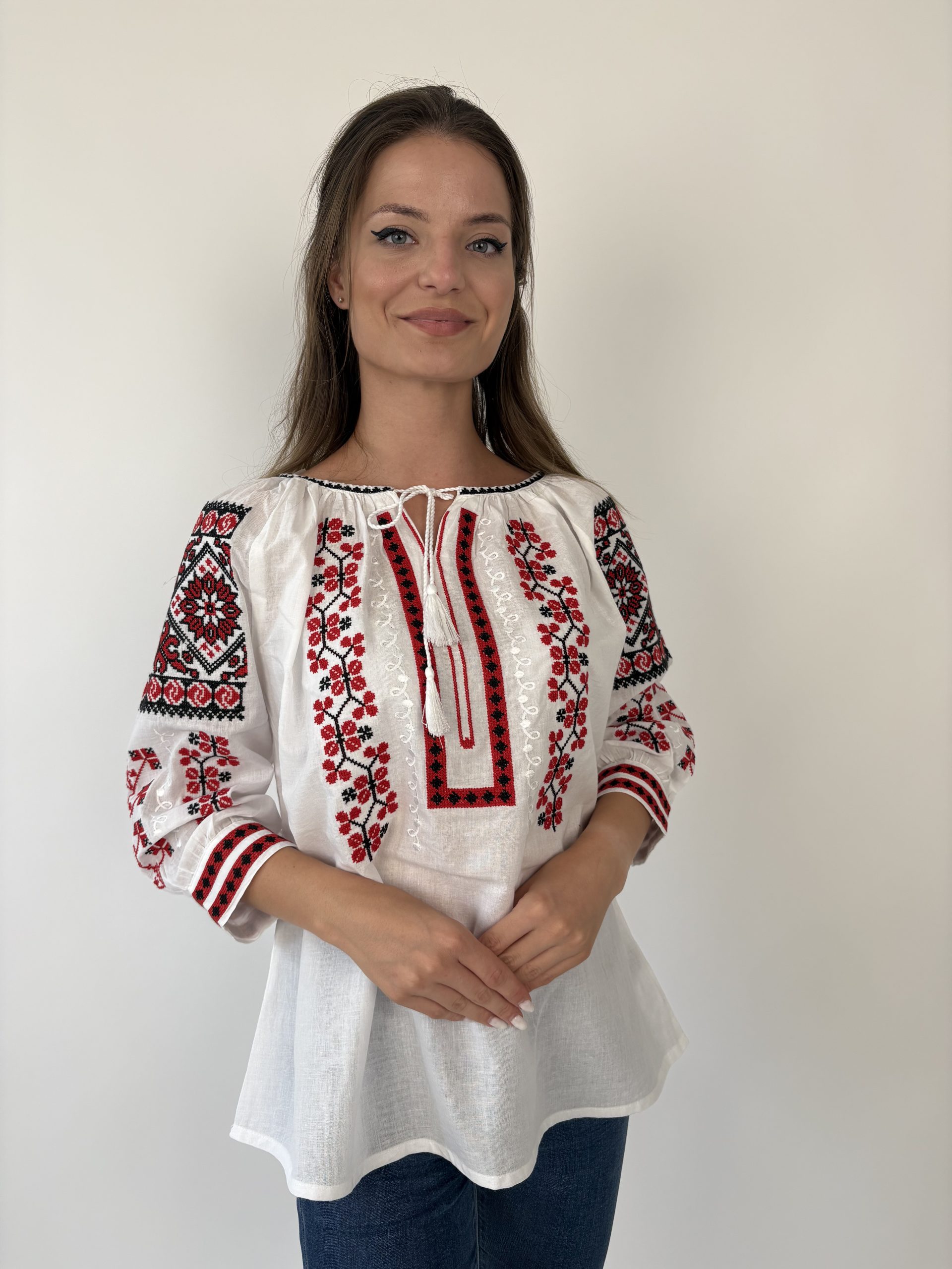 Ie tradițională femei TM2029 *motive florale* - XL