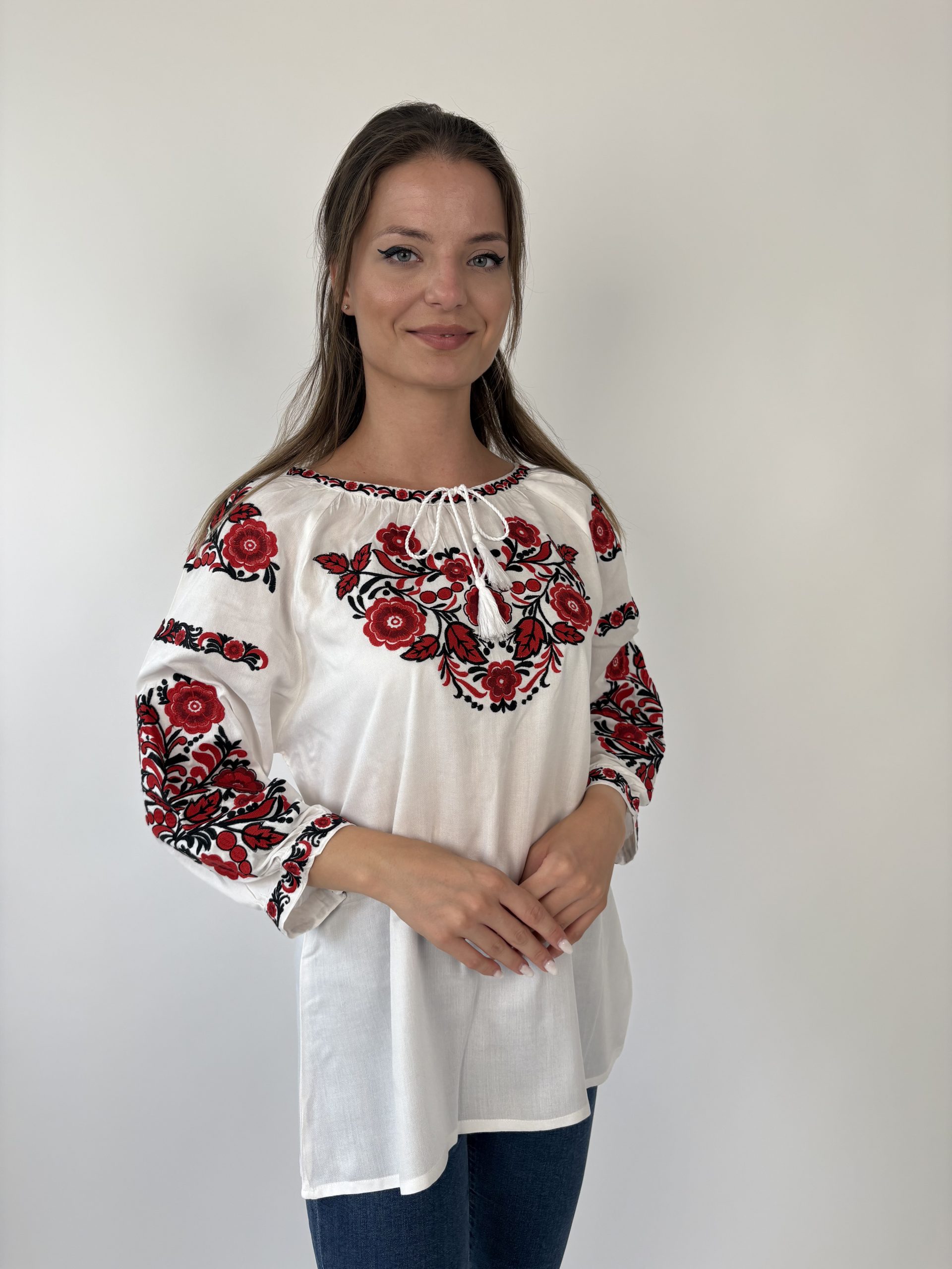 Ie tradițională femei TM2040 *motive florale* - XL